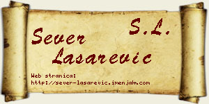 Sever Lašarević vizit kartica